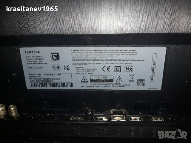 Samsung QE43Q60 на части, снимка 1 - Телевизори - 45164582