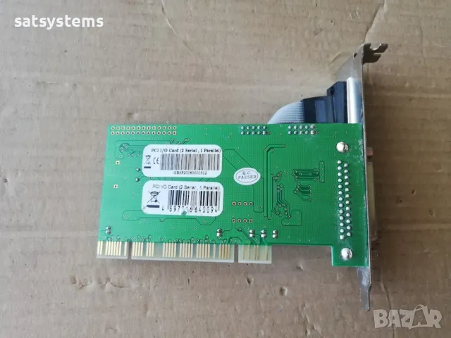 PCI Controller Card MosChip NM9735 2 x Serial RS-232 + 1 x Parallel IEEE1284, снимка 8 - Други - 48096736