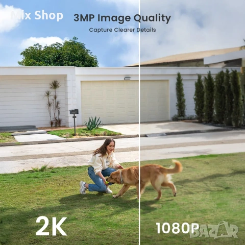 Нова Акумулаторна камера ieGeek Battery Camera ZS-GX3S, снимка 2 - IP камери - 54023103