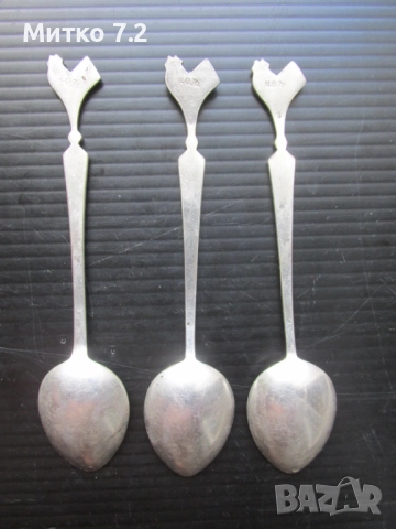 Руски сребърни лъжички, снимка 4 - Други ценни предмети - 51591131