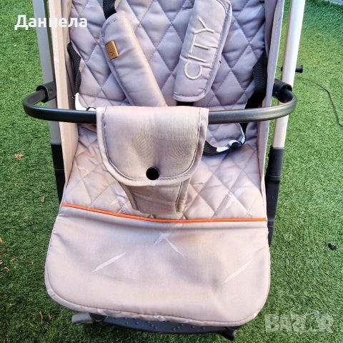 Бебешка лятна количка Chipolino City бежов цвят, снимка 15 - Детски колички - 52870904