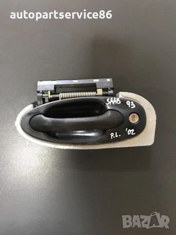 Външна дръжка за предна лява врата черна за Saab 9-3 (2003) 12785560