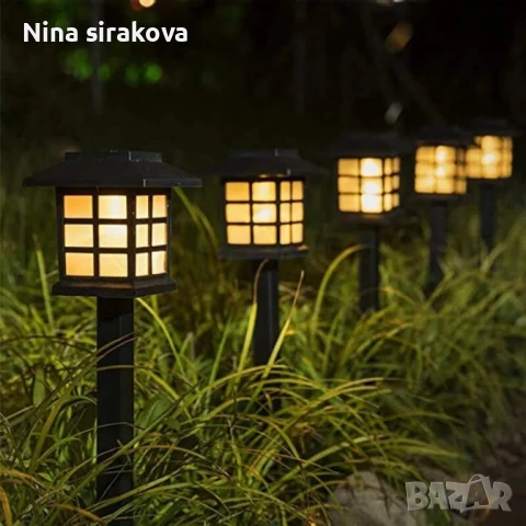 Соларна градинска лампа с ярка светлина SB-34, снимка 7 - Соларни лампи - 51033111