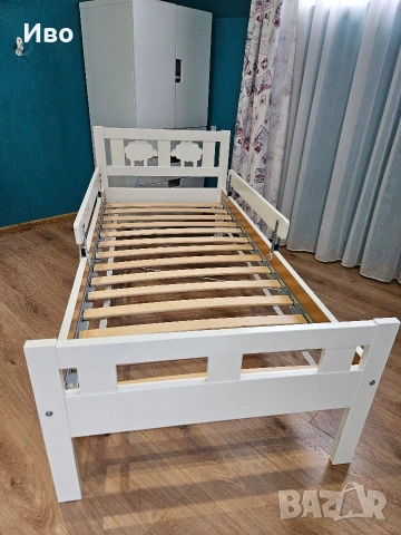 Детско легло Икеа IKEA Kritter с матрак, снимка 3 - Мебели за детската стая - 53053147