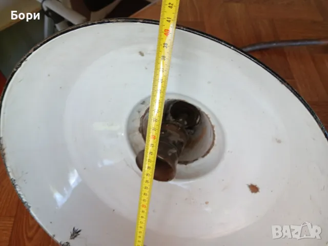 Метална стара лампа за таван, снимка 5 - Други ценни предмети - 50144022