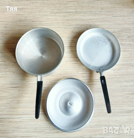 Руски алуминиеви тиган и касерола , снимка 2 - Съдове за готвене - 54097524
