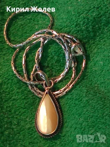 ВЕЛИКОЛЕПНО СРЕБЪРНО КОЛИЕ със СЕДЕФЕН СРЕБЪРЕН МЕДАЛЬОН - СРЕБРО 925 МАЙСТОРСКА АРТ РАБОТА 49798, снимка 15 - Колиета, медальони, синджири - 49732874