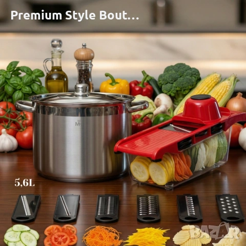 Професионална тенджера за готвене MERCURY HAUS COSMO PREMIUM + Подарък