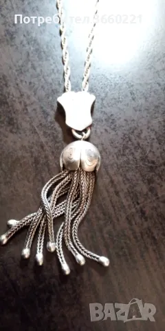 Старинна сребърна броеница, снимка 4 - Други - 49776946