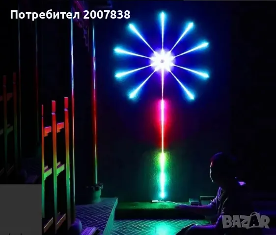 LED лента с ефект фойерверки, снимка 4 - Лед осветление - 48261082