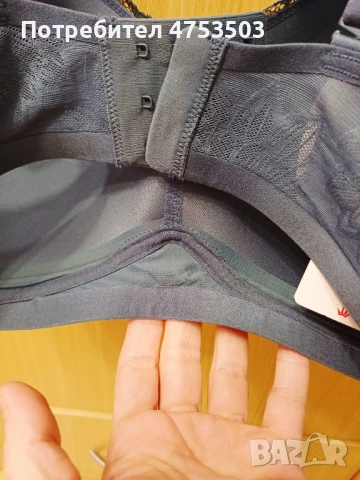 Сив сутиен Triumph 90 E нов, снимка 10 - Бельо - 54138666