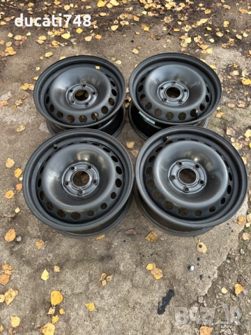 4бр. железни джанти 15", 5х114.3, 66.1 - Renault