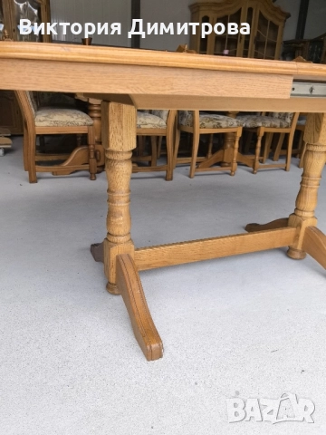Разтегателна трапезна маса , снимка 4 - Маси - 51714425