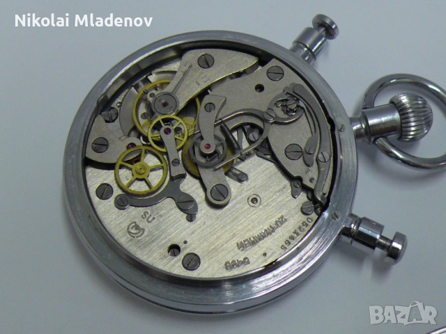 Съветски Секундомер/хронометър Слава, работещ, снимка 12 - Джобни - 53066998