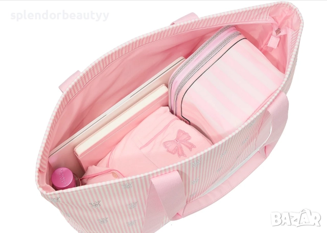Victoria’s Secret Tote чанта с кристали – голям размер, снимка 4 - Чанти - 52860937