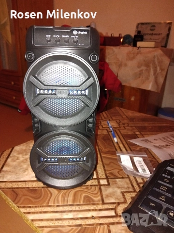 Чисто нова Bluetooth тонколонка безжична с лед светлини