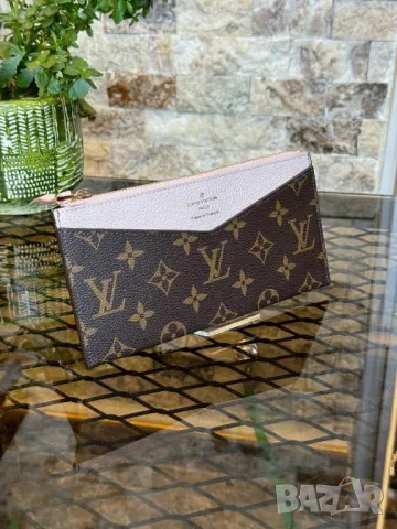 портмонета от естествена кожа louis vuitton , снимка 4 - Портфейли, портмонета - 49250962