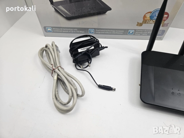 Рутер D-Link AC 750 Dual Band, снимка 3 - Рутери - 52496863