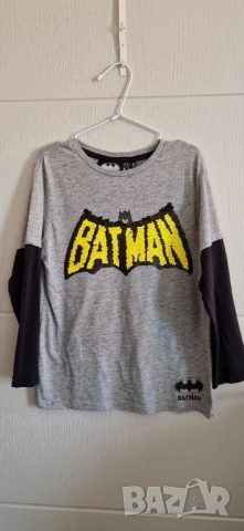 Детски комплект блуза с дълъг ръкав и дълъг панталон размер: 128/134 материя:памук блузата е с пайет