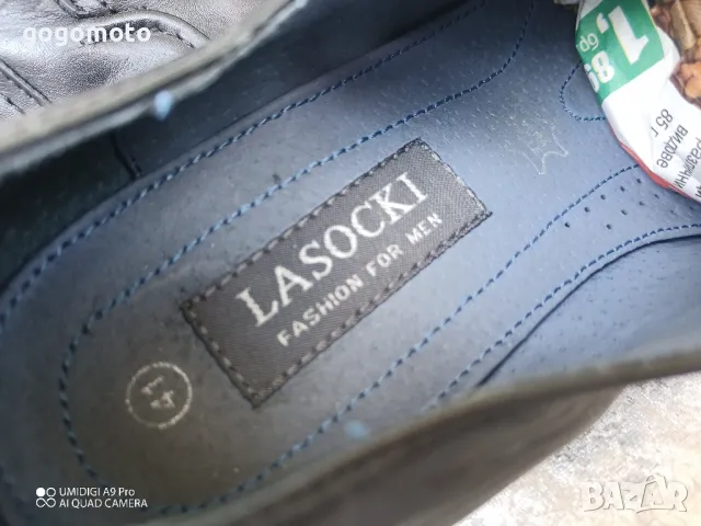КАТО НОВИ LUX мъжки обувки LASOCKI, 💯% висококачествена естествена кожа, N -40-41, снимка 4 - Ежедневни обувки - 50153818