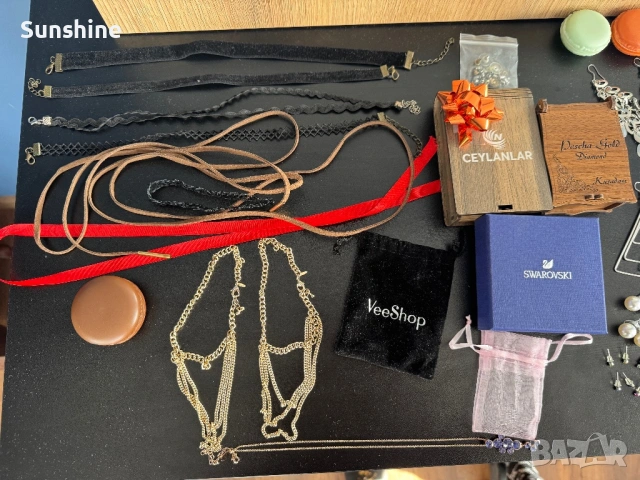 Огромен комплект бижута , снимка 2 - Обеци - 54162243