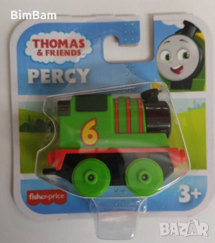 Оригинално влакче Thomas & Friends - PERCY / Пърси /  FISHER PRICE, снимка 1 - Влакчета, самолети, хеликоптери - 45809548