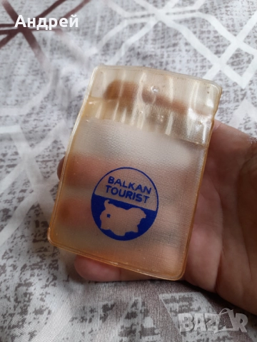 Стар калъф за бадж Балкантурист, снимка 2 - Други ценни предмети - 51618894
