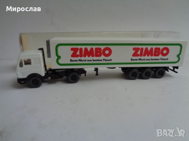 WIKING H0 1/87 MERCEDES ТИР КАМИОН МОДЕЛ ИГРАЧКА КОЛИЧКА , снимка 3 - Колекции - 46115066