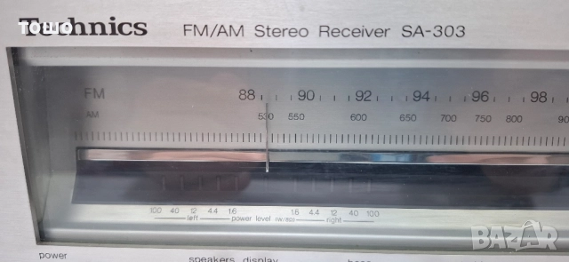 Technics SA-303, снимка 2 - Ресийвъри, усилватели, смесителни пултове - 52158240