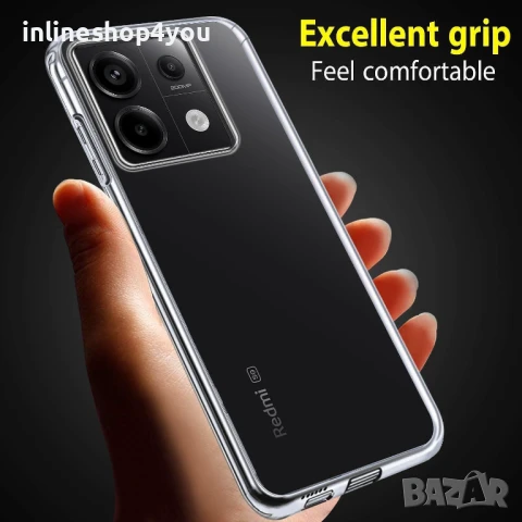 Прозрачен 360° Градуса Кейс за Xiaomi Redmi Note 14S