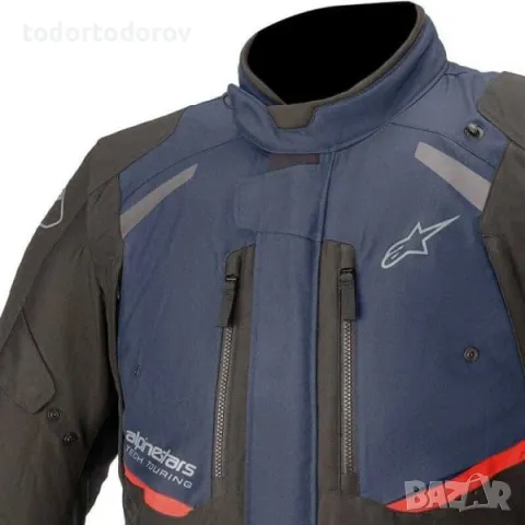 Топ Цена Текстилно мото яке ALPINESTARS ANDES V3 DARK BLUE, снимка 3 - Аксесоари и консумативи - 47233853