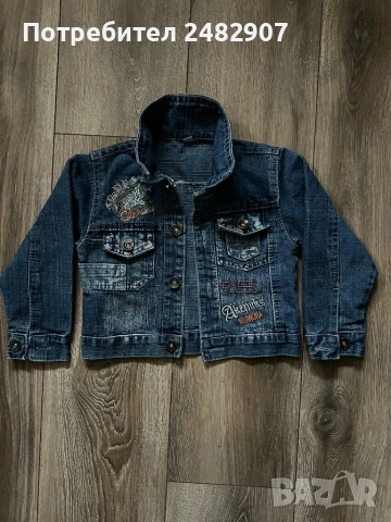 Детско дънково яке, снимка 5 - Детски якета и елеци - 53463054