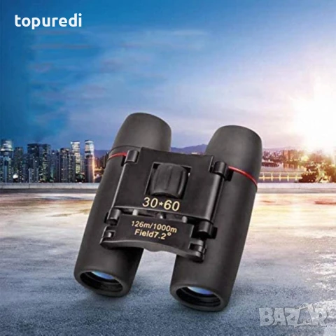 КОМПАКТЕН БИНОКЪЛ SAKURA 30X60, снимка 4 - Оборудване и аксесоари за оръжия - 50643816