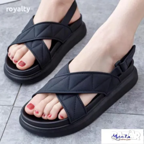 Дамски сандали на платформа Различни цветове , снимка 3 - Сандали - 49960443