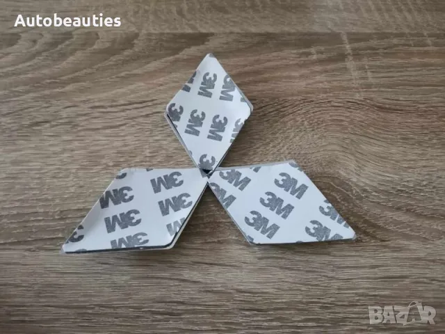 червено лого Mitsubishi 10.5 см, снимка 3 - Аксесоари и консумативи - 49989651