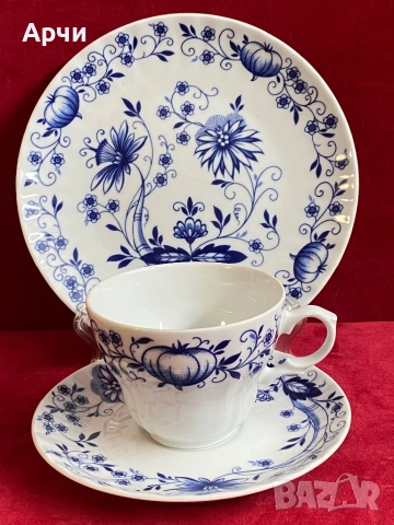 Баварски порцеланов сервиз за кафе -WUNSIEDEL, снимка 6 - Сервизи - 53934411