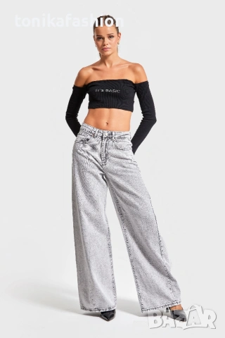 Дънки палацио It's Basic , снимка 4 - Дънки - 53974897