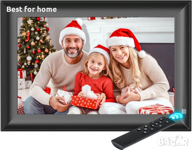 OBVHNUA 10.1-инчова цифрова фоторамка 128 GB с дистанционно