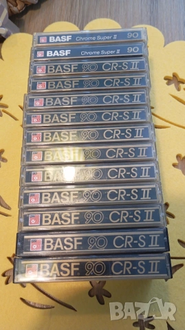 Лот от 18 аудио касети BASF CR-S II 90  Chrome super II 90/60 Chrome Standart II 90 хромни ленти, снимка 6 - Аудио касети - 53928902