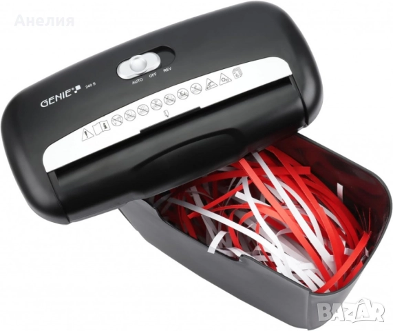 Професионален шредер за документи Genie240S 10л, снимка 5 - Друго - 52160737