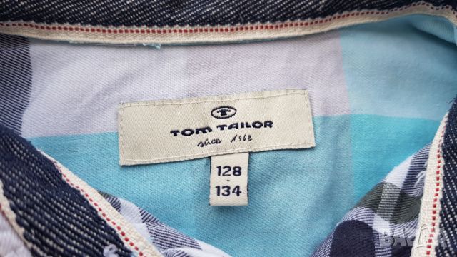 Детска риза TOM TAILOR 8-9 години, снимка 3 - Детски ризи - 45711645