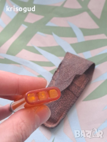 Ретро колекционерска запалка + кожен калъф произведена в Япония, снимка 6 - Запалки - 53139254