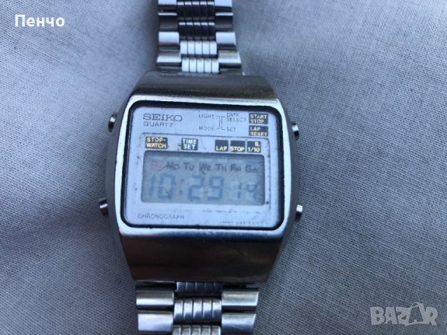 ретро LCD "SEIKO" CHRONOGRAPH - A129 - 5000 - JAPAN - 1970/78г., снимка 9 - Антикварни и старинни предмети - 46005866