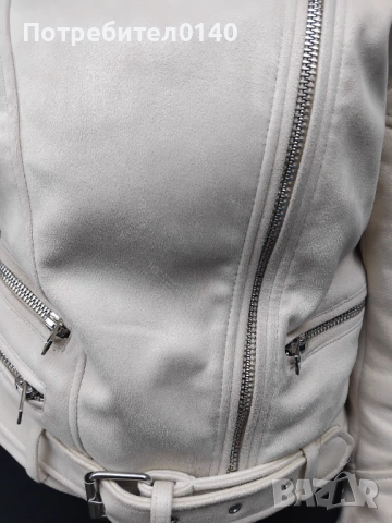 Дамско велурено яке Зара Xs, снимка 6 - Якета - 53944559