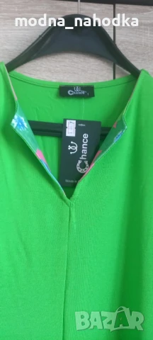 Зелена рокля chance, снимка 2 - Рокли - 50570079