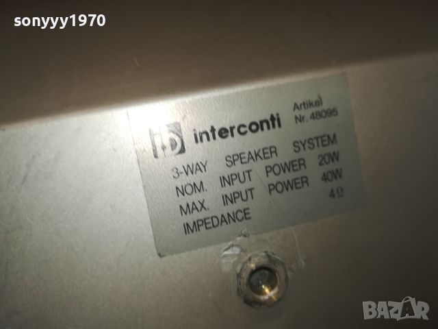 INTERCONTI X2 SPEAKER SYSTEM 0506241806LNWC, снимка 17 - Тонколони - 46070585