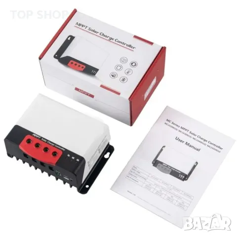 MPPT 20 A Контролер за соларни станции 12V 24V, снимка 1 - Подемници - 49157777