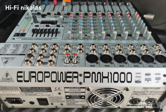 активен мишпулт с ефекти професионално стъпало BEHRINGER PMX1000, снимка 9 - Ресийвъри, усилватели, смесителни пултове - 45278238