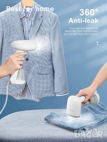 Ръчен уред за гладене с пара, преносим уред за гладене с пара за дома и пътуване, снимка 4 - Ютии - 53744047