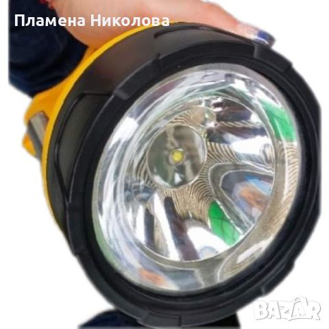 Ловен мощен акумулаторен LED прожектор фенер HG-328-T6, снимка 4 - Други инструменти - 46347454